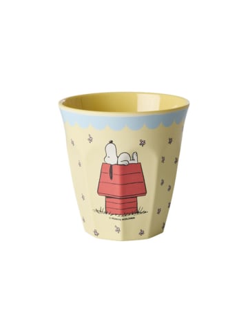Rice Melaminbecher Becher Snoopy Medium in creme