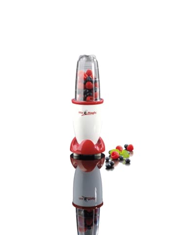 Gourmet Maxx Mixer Mr. Magic 4-tlg. 250W rot/weiß  Weiß