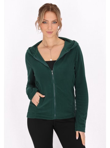 faina Damen Fleecejacke in Dunkelgrün