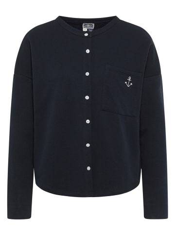 DreiMaster Maritim Sweatjacke in Marine