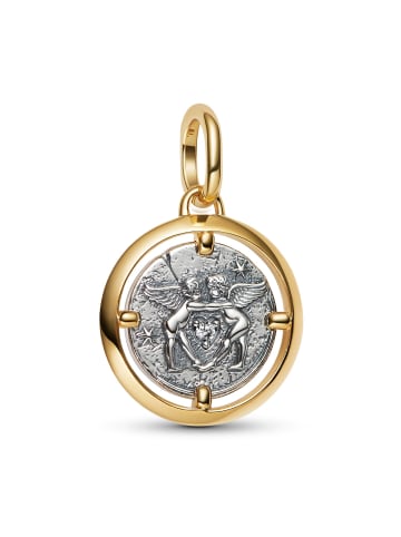 Pandora Damen Schmuck-Set Kette mit Anhänger Amor Goldfarben