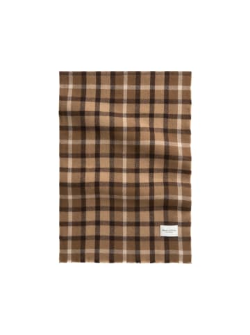 Marc O'Polo Karierter Wollschal in multi/ pure sand