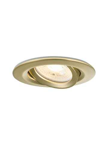paulmann EBL Set Nova Plus IP65 schwb max 1x35W GU10/GU5,3 51mm Gold matt/Alu Zink