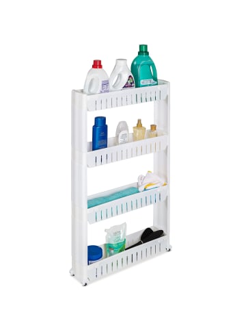 tectake Nischenregal Joe 54 x 12 x 101 cm , weiß