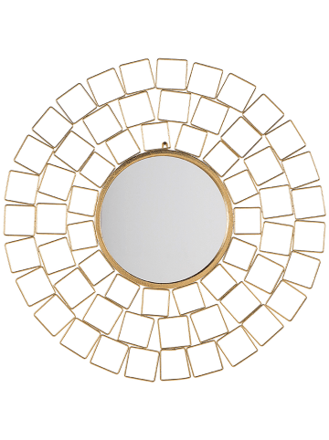 Beliani Dekospiegel LABRIT in Gold - (W) 90 x (H) 90 x (L) 3 cm