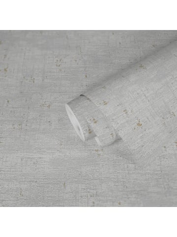 A.S. Création Tapete Industrial Trace in Weiß-Gold