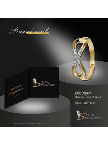 GoldDream Goldring 333 Gelbgold - 8 Karat, Infinity Größe 56 (17,8)