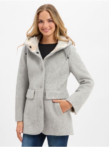 AMBER & JUNE Jacke in hellgrau