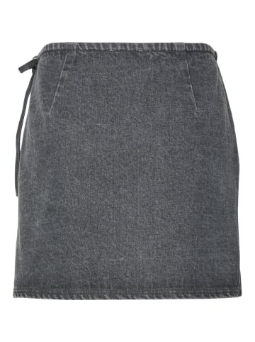 Pieces Minirock in Grey Denim