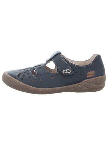 rieker Sportlicher Slipper in blau