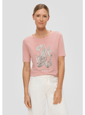 s.Oliver T-Shirt kurzarm in Pink