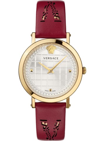 Versace Analoguhr für Damen in rot