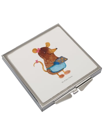 Mr. & Mrs. Panda Schminkspiegel Maus Kekse ohne Spruch in Weiß