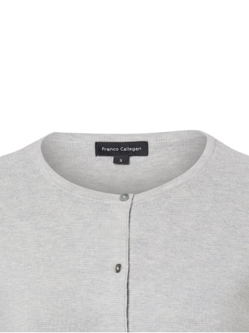 Franco Callegari Strickjacke in hellgrau - 0009