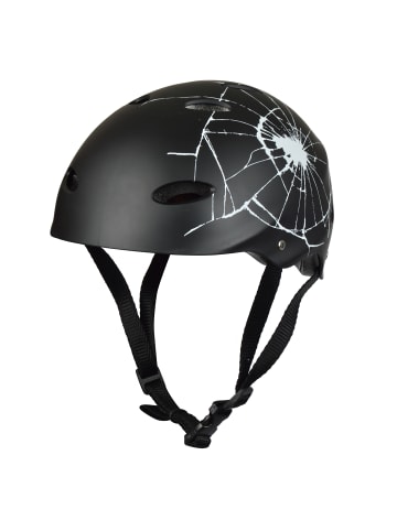 Apollo Größenverstellbarer Schutzhelm " Skatehelm mit Design " in Broken Black