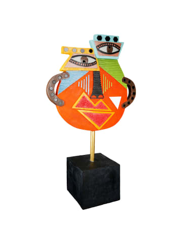 GILDE Skulptur Kupka mehrfarbig - (H) 47 cm