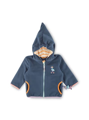 Sigikid Fleecejacke Wild Flamingo in dunkelblau