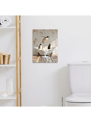 MuchoWow Leinwand bilder Pinguine (BxH)