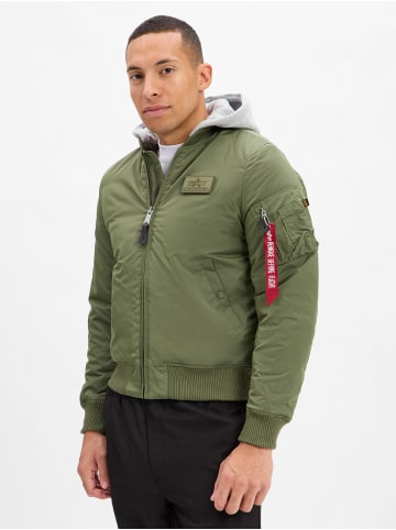 Alpha Industries Jacke MA-1 Two Tone Hood in schilf