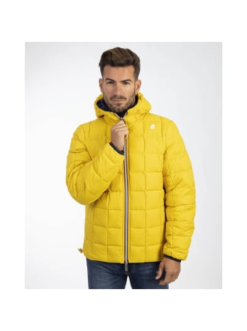 K-Way Jacke in AKZ-Blau/Gelb