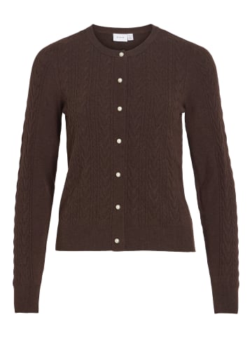 Vila Strickjacke VIKerry in schoko - 0002