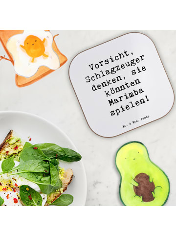 Mr. & Mrs. Panda unterleger Spruch Marimba Humor mit Spruch in Weiß