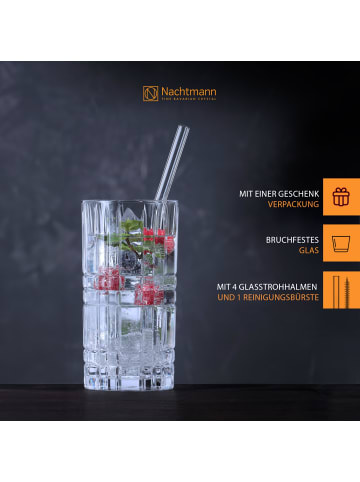 Nachtmann 9er Set Longdrinkgläser Tastes Good 445 ml in transparent