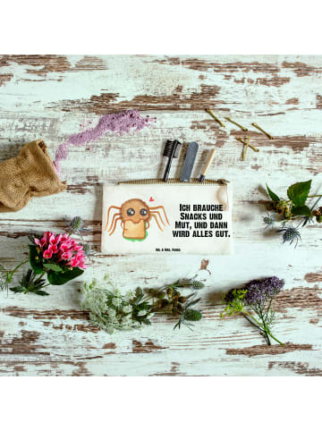 Mr. & Mrs. Panda Schminktasche Spinne Agathe Sandwich mit Spruch in Weiß