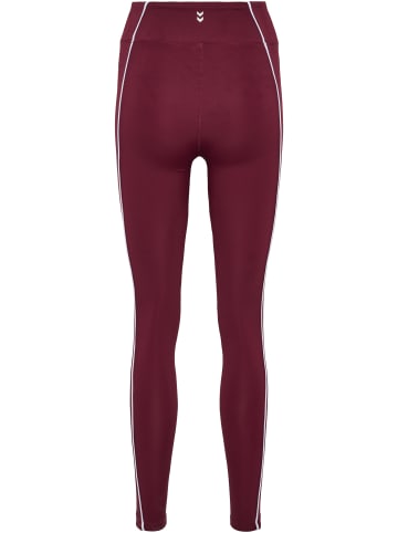 Hummel Hummel Leggings Hmlmt Yoga Damen Atmungsaktiv Schnelltrocknend in ZINFANDEL