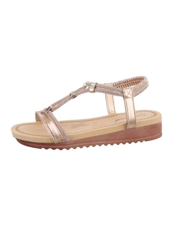 Ital-Design Sandale & Sandalette in Champagner