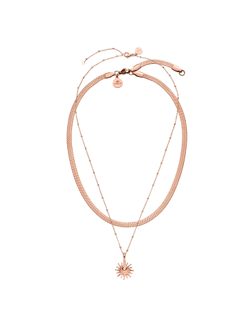 PURELEI Halsketten-Set Molokai Rosegold