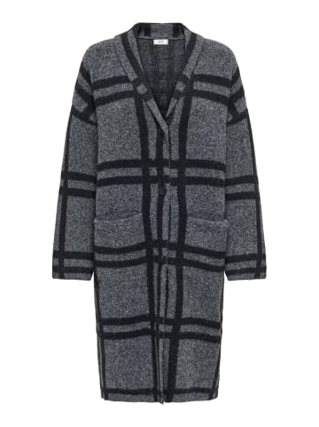 JDY Strickjacke in Dark Grey Melange