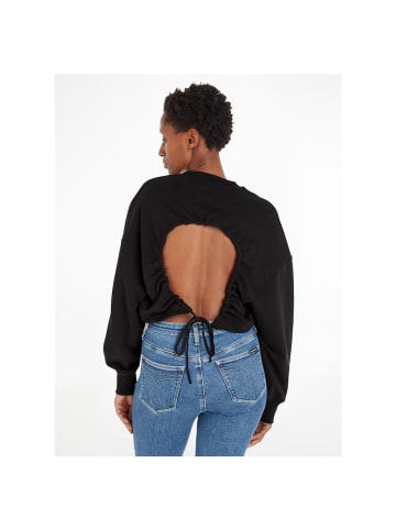 CALVIN KLEIN JEANS Sweatshirt in ck black