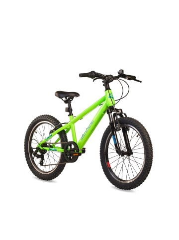 S'COOL Kinderfahrrad - Xroc 20 Zoll 6-Gang | ab 6 Jahre - Neon Green/Ocean