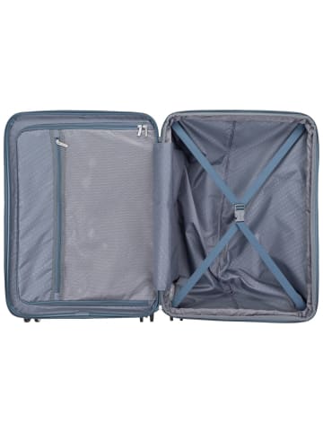 American Tourister Trolley SoundBox Spinner 67 EXP in Stone Blue