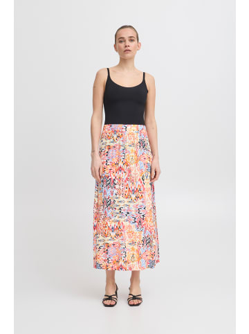 ICHI Rock IHMARRAKECH Regular fit in Geranium Multi Ikat Aop