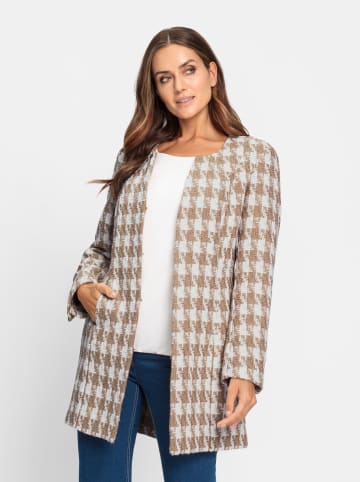Heine Blazer in ecru-camel Pepita