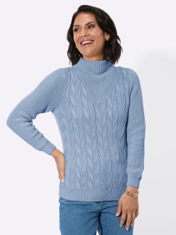 WITT WEIDEN Langarm-Pullover in bleu