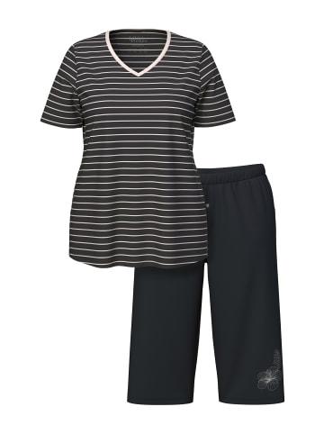 Ulla Popken Pyjama in schwarz