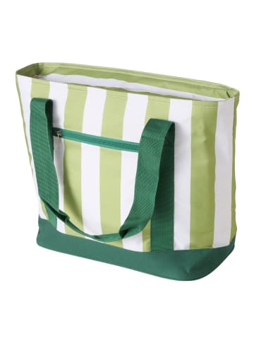 Boltze Isoliertasche CHEERFUL mit Streifen in Grün, 30 x 17 x 40 cm