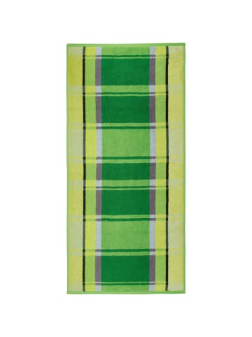 Erwin Müller Jacquard Duschtuch 2er-Pack Ludwigsburg in apfelgrün