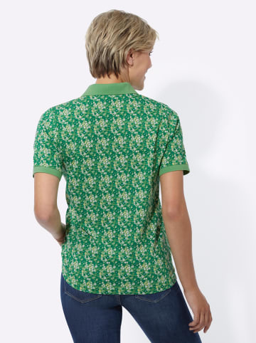 WITT WEIDEN Poloshirt in apfel-zitrone-bedruckt