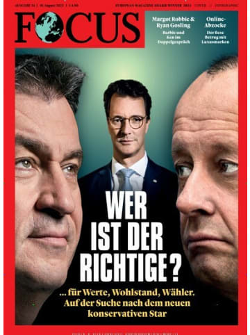 Hubert Burda Media 52 x FOCUS Zeitschrift (Gutschein für Jahres Abo)