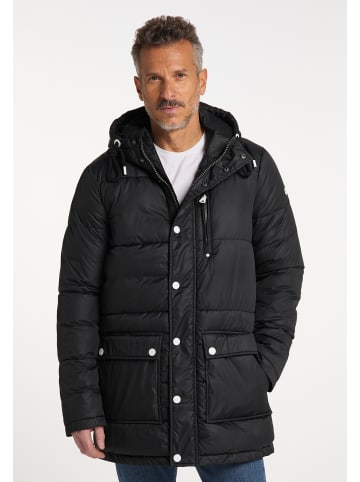 DreiMaster Maritim Winterparka in Schwarz