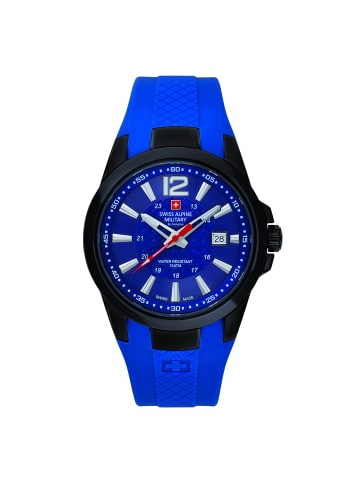 Swiss Military Quarzuhr 7058.1875SAM in Blau