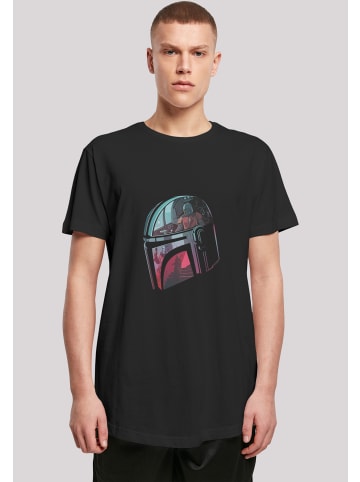 F4NT4STIC T-Shirt Star Wars Mandalorian Mandalore Helmet Reflection in schwarz