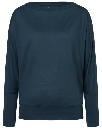 super.natural Merino Longsleeve W KULA TOP in blau