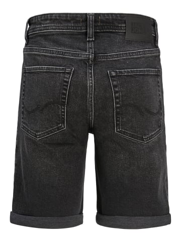 JACK & JONES Junior Jeans-Shorts 5-Pocket Regular Fit Jjirick in black denim