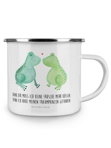 Mr. & Mrs. Panda Kaffeebecher Frosch Liebe mit Spruch in Weiß