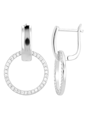 Adeliás Damen Anhänger aus 925 Silber mit Zirkonia in silber